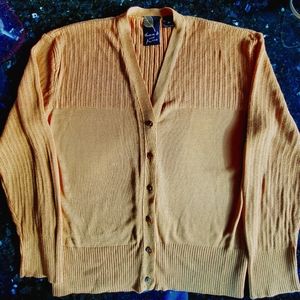 V neck Cardigan sweater. Dana b. and Karen size M 100% Viscose and Rayon.